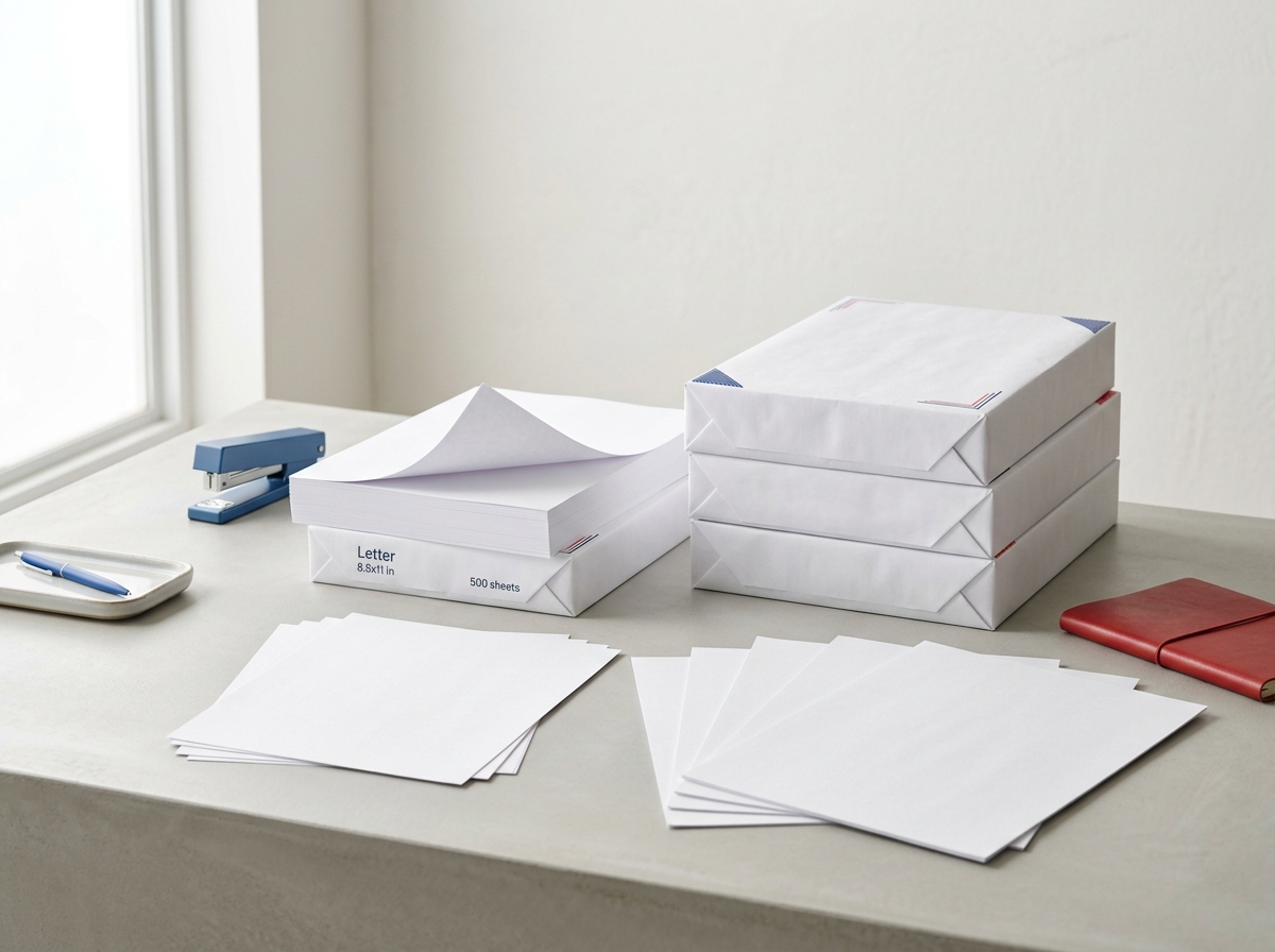 Resmas de papel reprograf para impresión y oficina